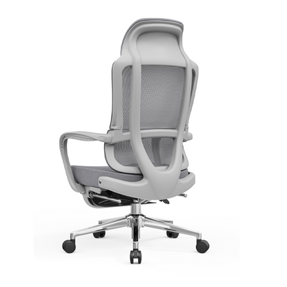 Modern Ergonomic Reclining Office Chair With Footrest - Luxury High Back 150° Recline Function Desk Chair For Home Office