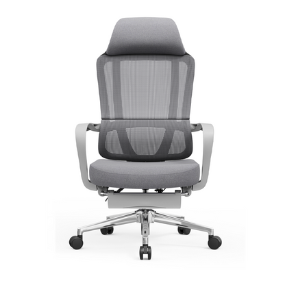 Modern Ergonomic Reclining Office Chair With Footrest - Luxury High Back 150° Recline Function Desk Chair For Home Office