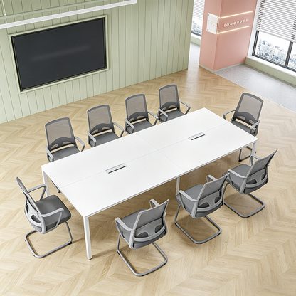 Modern Ergonomic Gray Mesh Office Guest Chair - Durable Steel Cantilever Base Breathable Seat Desk Chair For Home Office