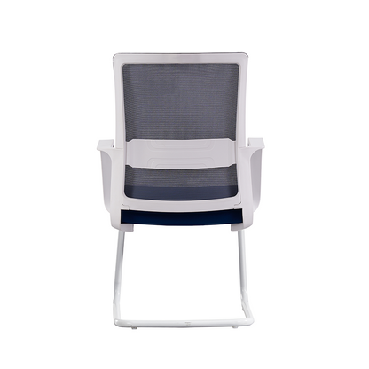 Modern Minimalist Blue Commercial Mesh Office Chair - Breathable Lumbar Support Desk Chair For Home Office