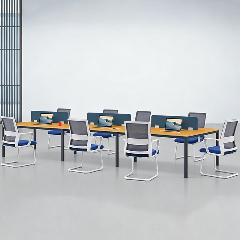 Modern Minimalist Blue Commercial Mesh Office Chair - Breathable Lumbar Support Desk Chair For Home Office