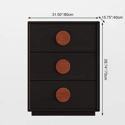 French Style Storage Chest - Formaldehyde-Free Material & Comfortable Handles Storage Cabinet 3/4-Drawer For Living Room & Bedroom