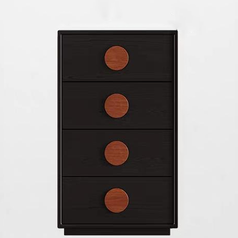 French Style Storage Chest - Formaldehyde-Free Material & Comfortable Handles Storage Cabinet 3/4-Drawer For Living Room & Bedroom