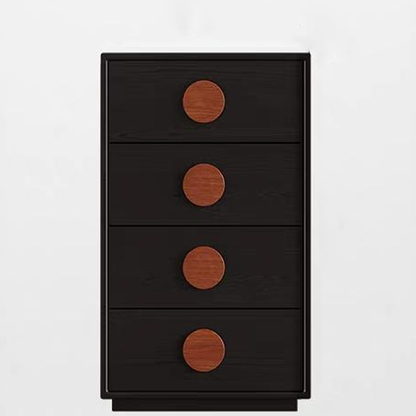 French Style Storage Chest - Formaldehyde-Free Material & Comfortable Handles Storage Cabinet 3/4-Drawer For Living Room & Bedroom
